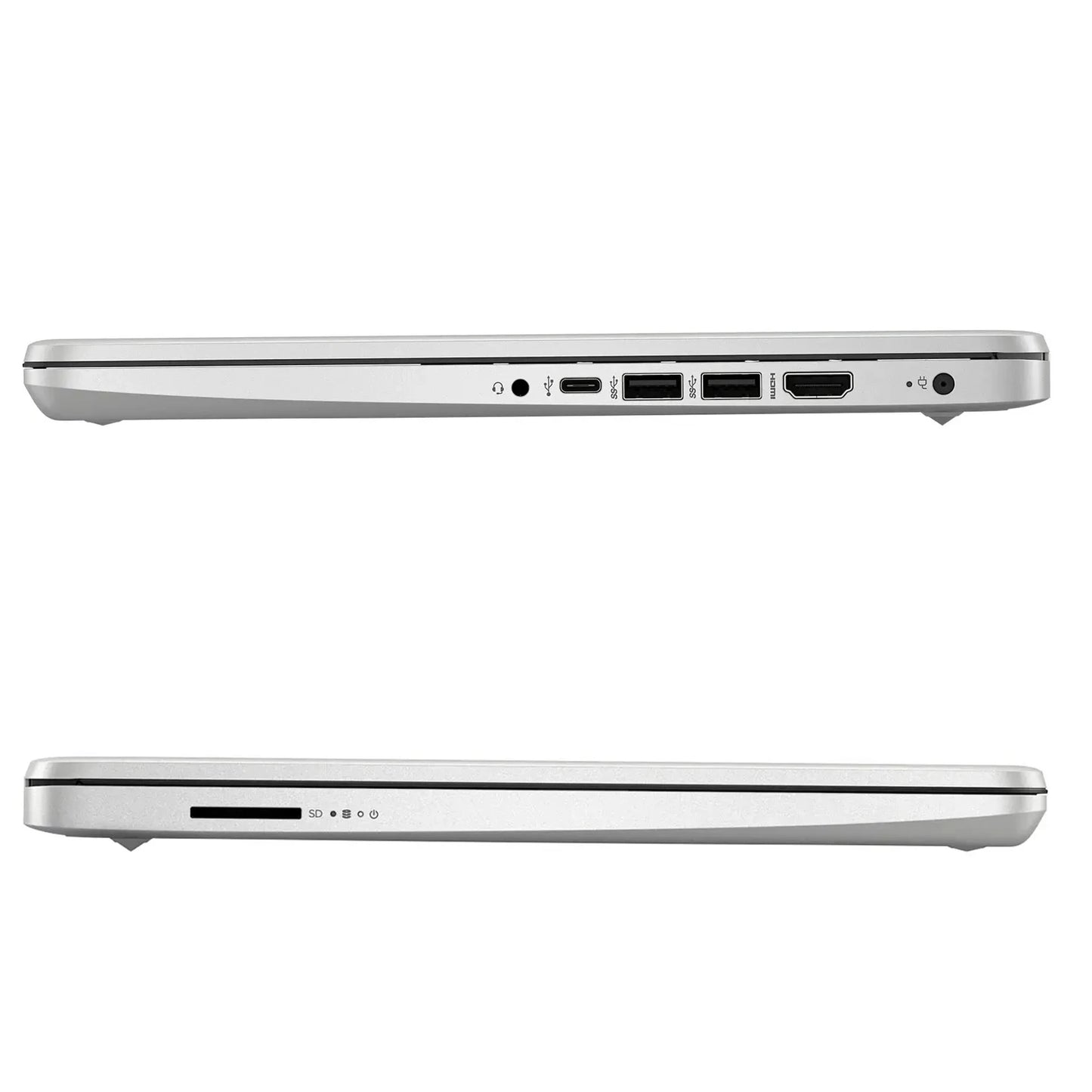HP Newest 14" Bus. Laptop, Intel Celeron N4120,(128GB eMMC+256GB)