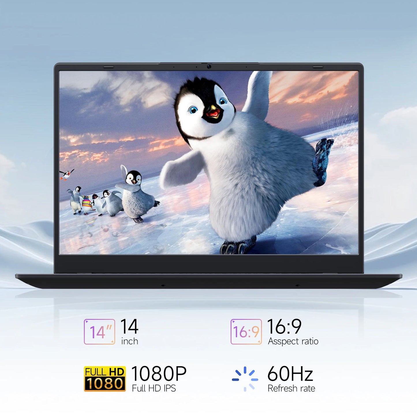 14" Windows 11 Laptop N4000 2.6Ghz 8GB RAM 256GB ROM Notebook Pc Computer Laptop