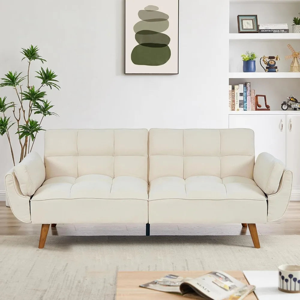 Convertible Futon Sofa Bed Sleeper Twin Size