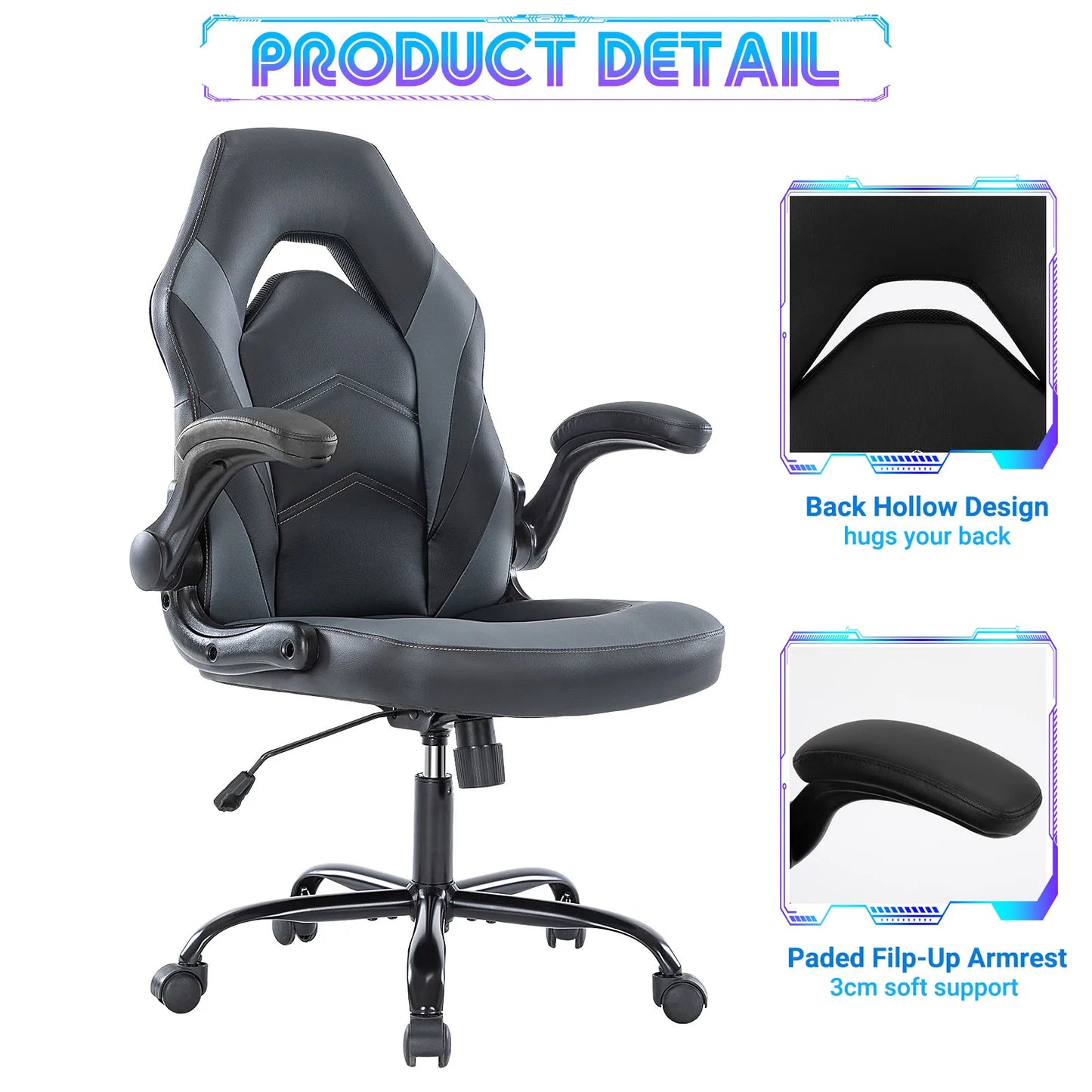 JHK Ergonomic Office and Home Gaming Desk Chair