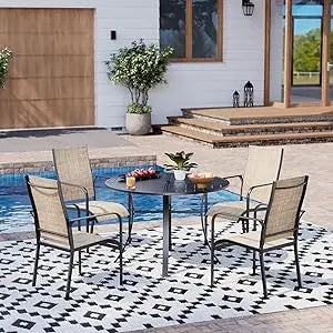 7-Piece All-Weather Rattan Patio Outdoor Dining Set