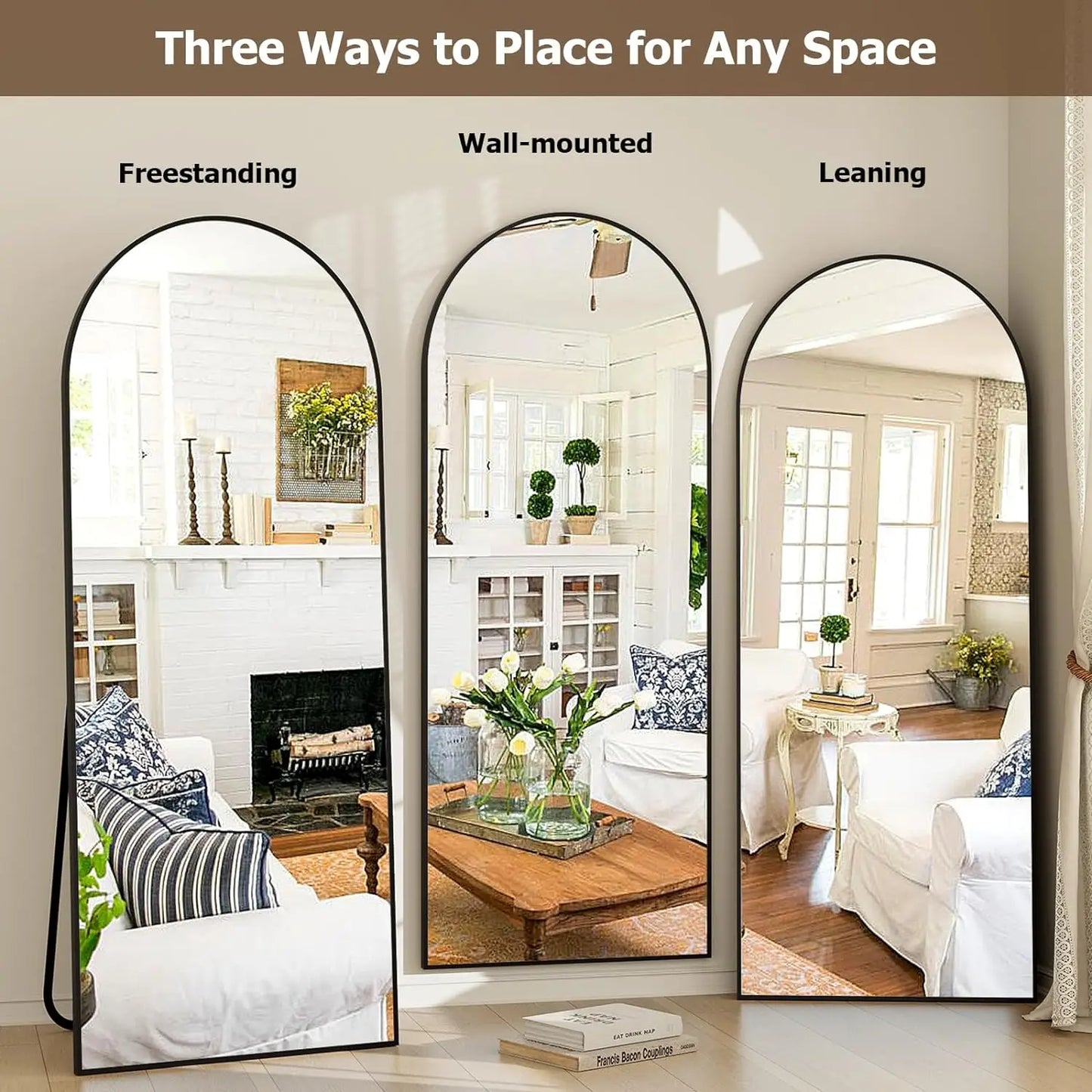 21x64 inch Arched Full Length Mirror-HD-Full Mirror