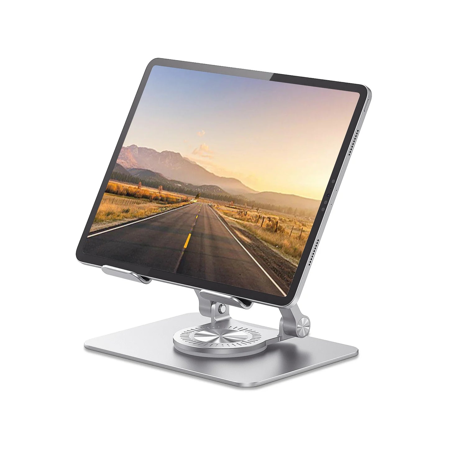 ST02 Tablet Stand, 360 Swivel Base Aluminum Tablet Stand Holder