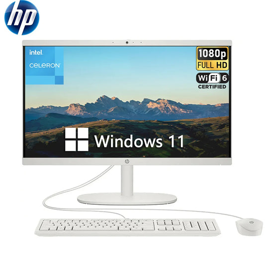 HP 21.5" Desktop Computer, Anti-Glare 1080P FHD Display, Intel Celeron J4025