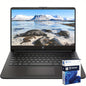 HP 14" Business Laptop,Intel Celeron N4120,16GB RAM,384GB Storage(128GB eMMC+256GB SD Card)