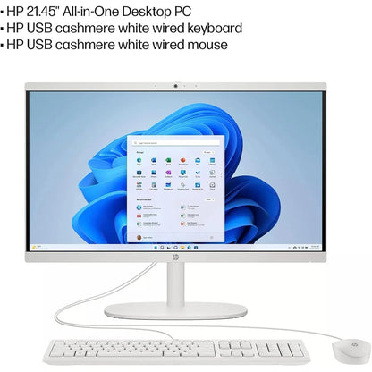 HP 21.5" Desktop Computer, Anti-Glare 1080P FHD Display, Intel Celeron J4025