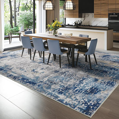 Area Rug Soft Large Modern Abstract Area Rug