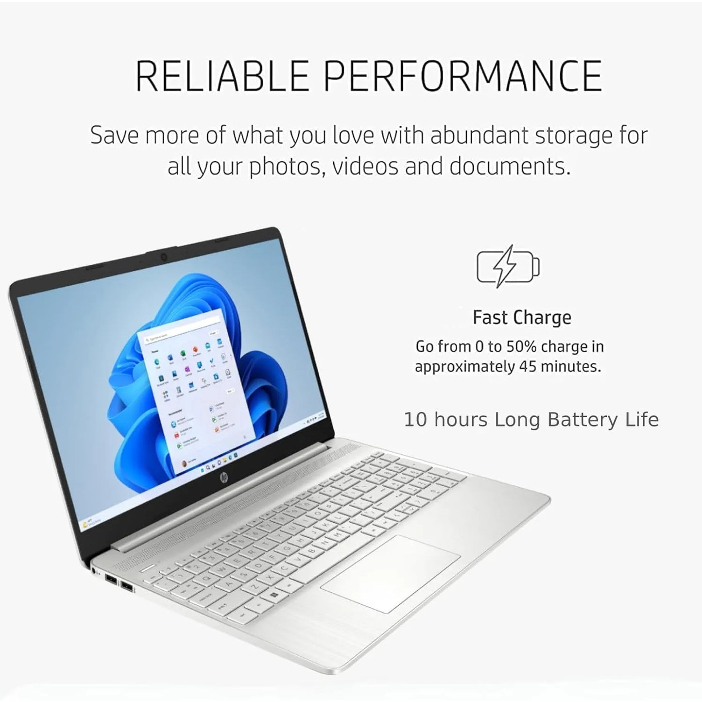 HP 15.6"HD Laptop,AMD Ryzen 3 5300U,32GB RAM,1TB SSD,Windows 11 Home