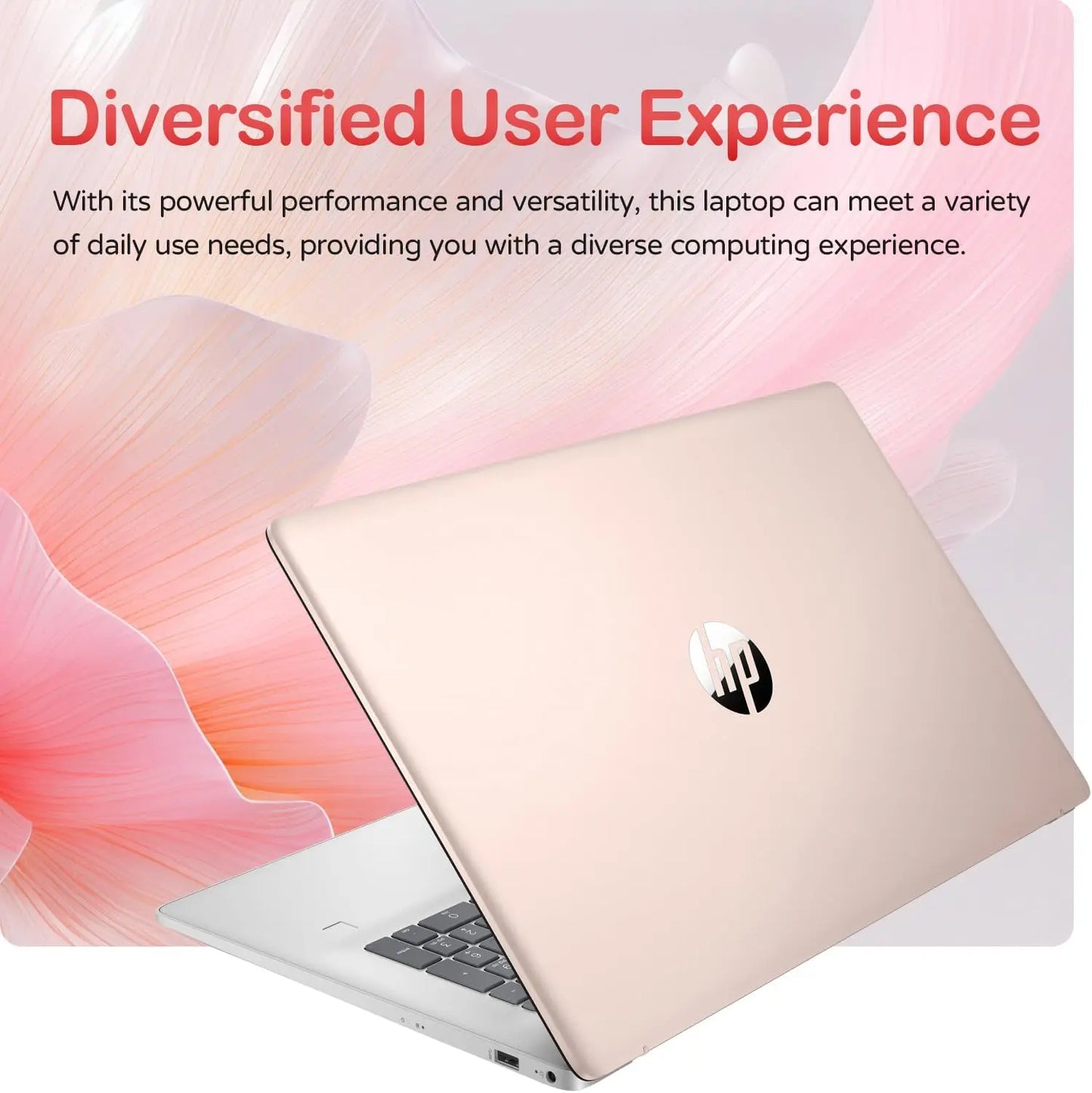 HP 17T 17.3" Business Laptop, Intel Core i5-1334U,64GB RAM,2TBSSD, Fingerprint, BacklitKeyboard