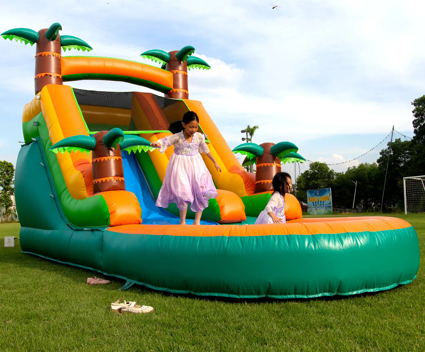 PVC Inflatable Bounce House for Kids, with Blower