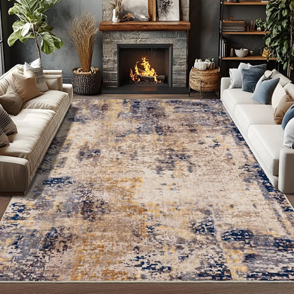 Area Rug Soft Large Modern Abstract Area Rug
