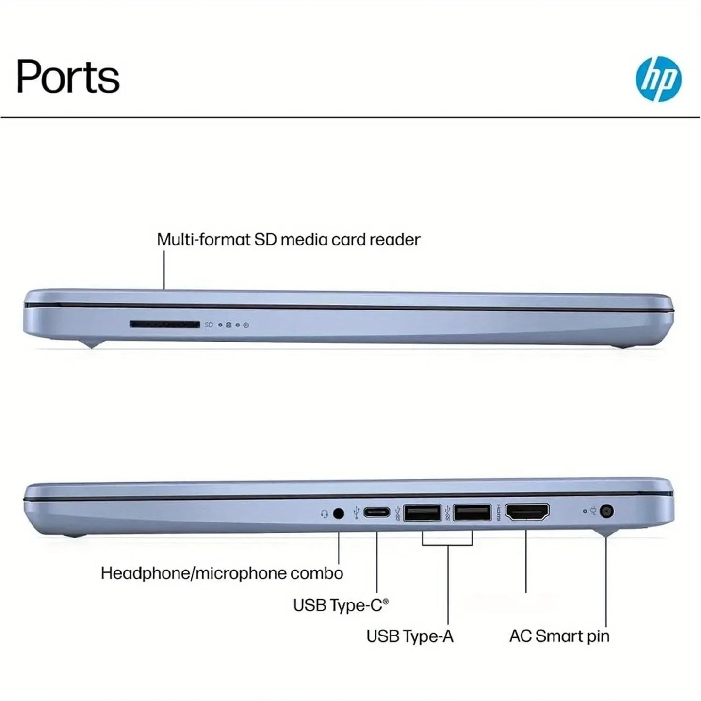 HP 14" HD LED Ultra Light 1-Year Microsoft 365