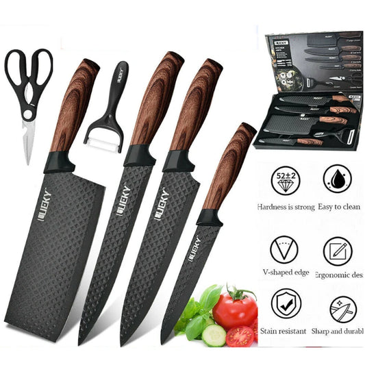 Kitchen Knives Stainless Steel Forged Chef Knife Set