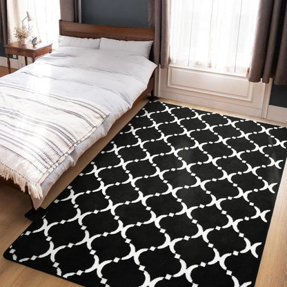 Large Shag Area Memory Foam Living Room Rug 6'x9'