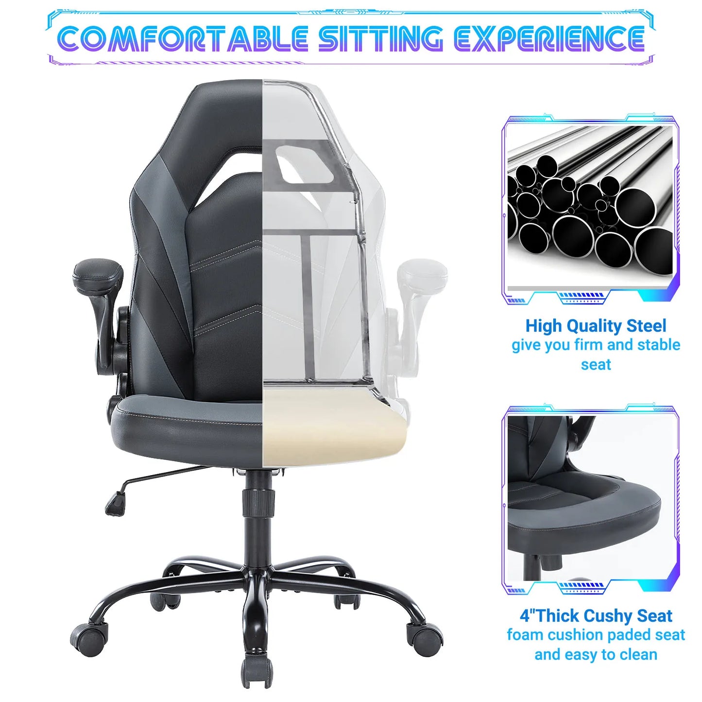JHK Ergonomic Office and Home Gaming Desk Chair