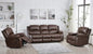 Bonded Leather Recliner Set, Sofa, Chair, Elevating Footrest.