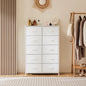 Bedside Table For Bedroom, 10 Fabric Drawers Wardrobe Closet