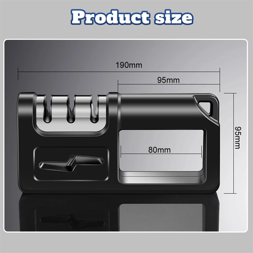 Professional Knife Sharpener, Adjustable Four-In-One Sharpener.
