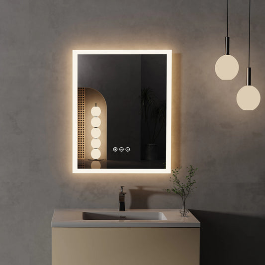 16x20 " LED Lighted Bathroom Mirror with Anti-Fog