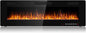 72 Inch Linear Electric Fireplace, Recessed Wall Mounted Fireplace