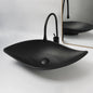 KEMAIDI Bathroom Basin Sink Set Blue Vessel Sink Faucet Combo