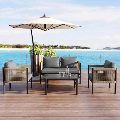 Multi-Person Outdoor Sofa Sets Combination with Table