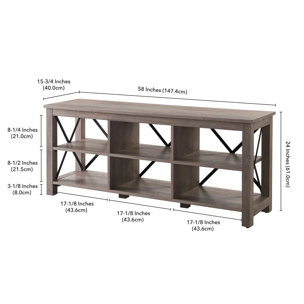 Modern TV Stand Holds Flat Screen TV 65 Inches