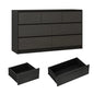 7 Drawer Dresser for Bedroom, 55 Inch Modern Dresser