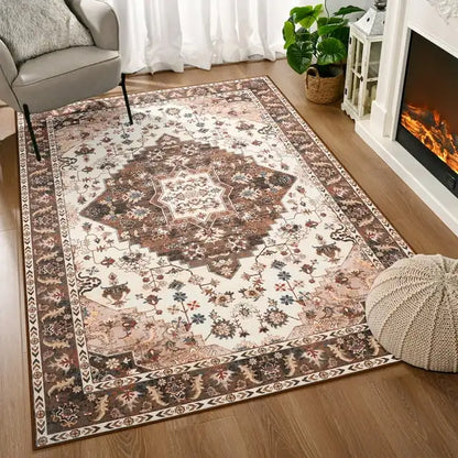 Soft Boho Persian Rug Large Size Vintage Rug