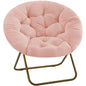 Cozy Saucer Chairs Faux Fur Thick Padded Seat