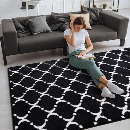 Large Shag Area Memory Foam Living Room Rug 6'x9'