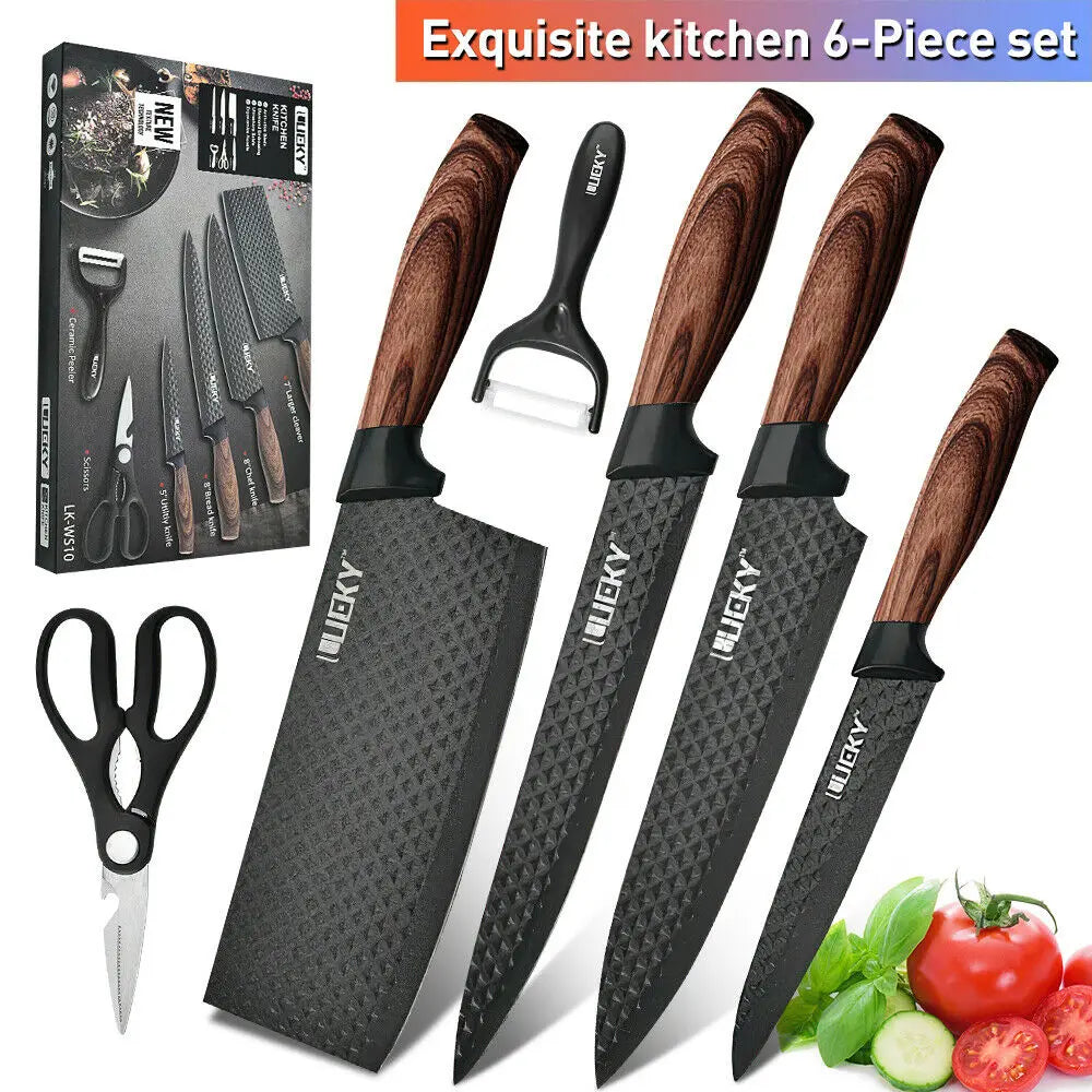 Kitchen Knives Stainless Steel Forged Chef Knife Set