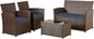 Patio Furniture Set, Wicker Outdoor Sectional Sofa