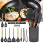 12pcs Silicone Kitchenware Cooking Utensils Set Non Stick