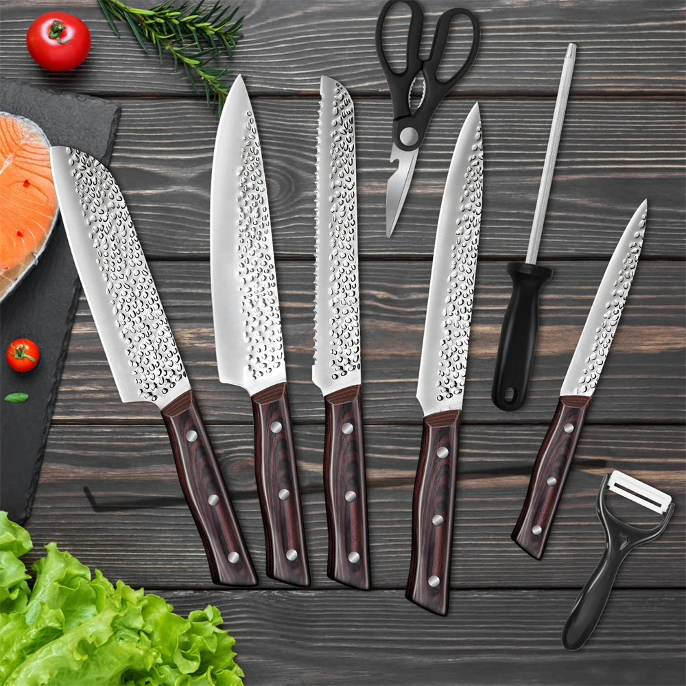 8pcs Chef Knife Kitchen Knives Set