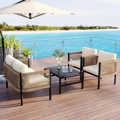 Multi-Person Outdoor Sofa Sets Combination with Table