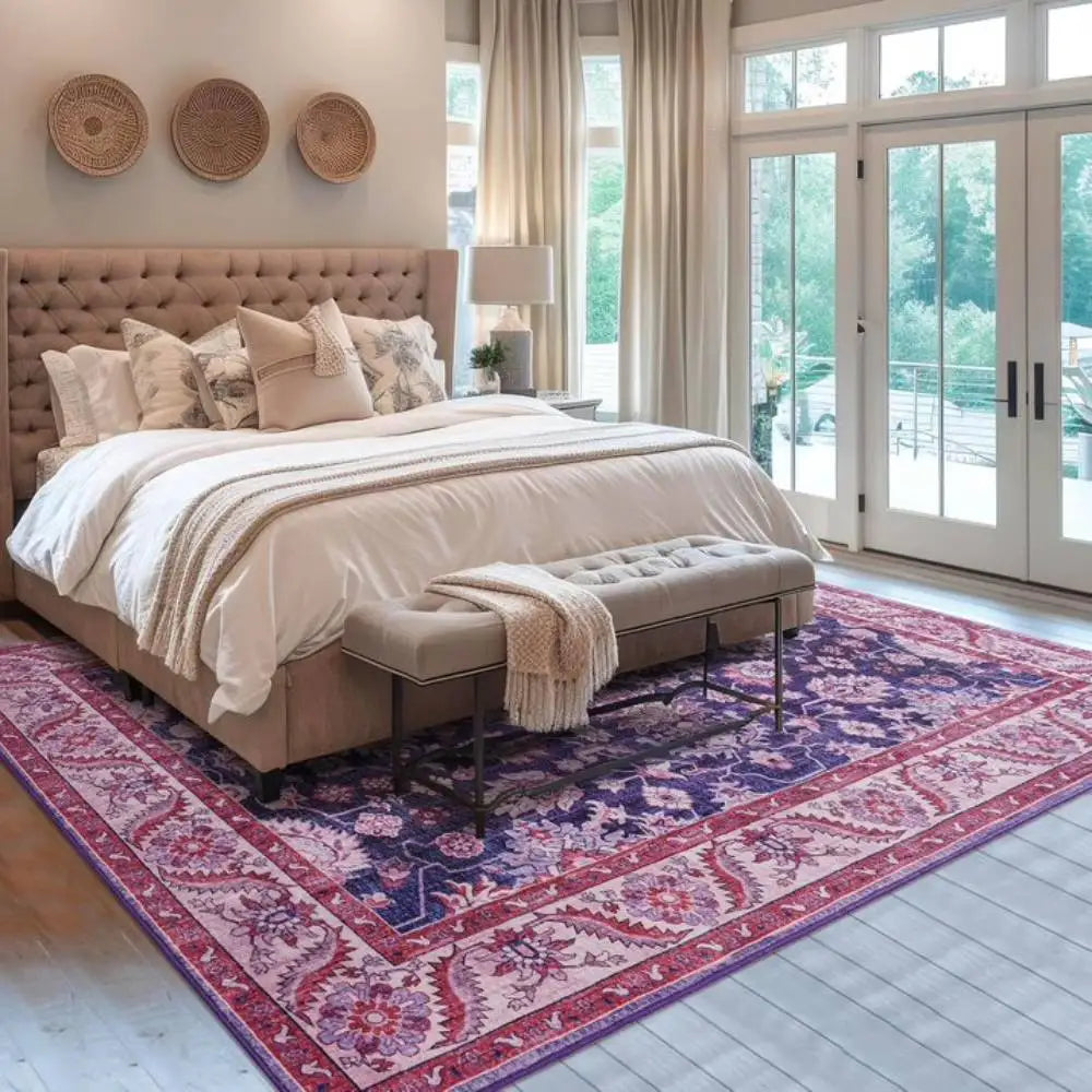 New Vintage Floral Soft Accent Large Area Rug