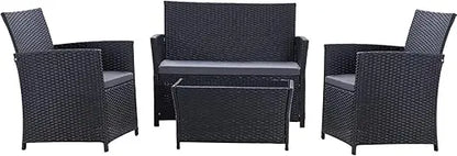 Patio Furniture Set, Wicker Outdoor Sectional Sofa