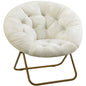 Cozy Saucer Chairs Faux Fur Thick Padded Seat