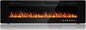 72 Inch Linear Electric Fireplace, Recessed Wall Mounted Fireplace