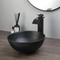 KEMAIDI Bathroom Basin Sink Set Blue Vessel Sink Faucet Combo