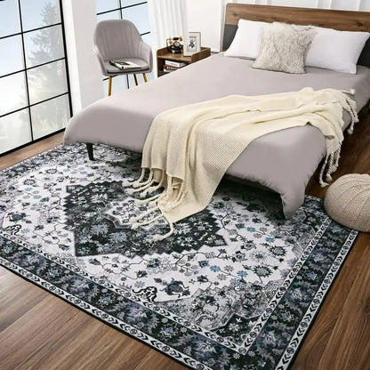 Soft Boho Persian Rug Large Size Vintage Rug