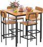 Kitchen Table and 4 Chairs, Dining Table Set