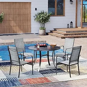 7-Piece All-Weather Rattan Patio Outdoor Dining Set