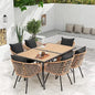 7-Piece All-Weather Rattan Patio Outdoor Dining Set