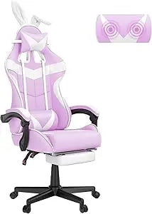 Light Blue, Pink, or Purple Cute Bunny Chair