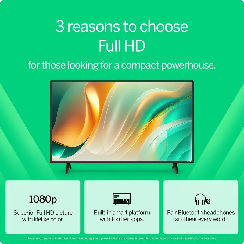 40-inch Full HD 1080p Smart TV, DTS Virtual X