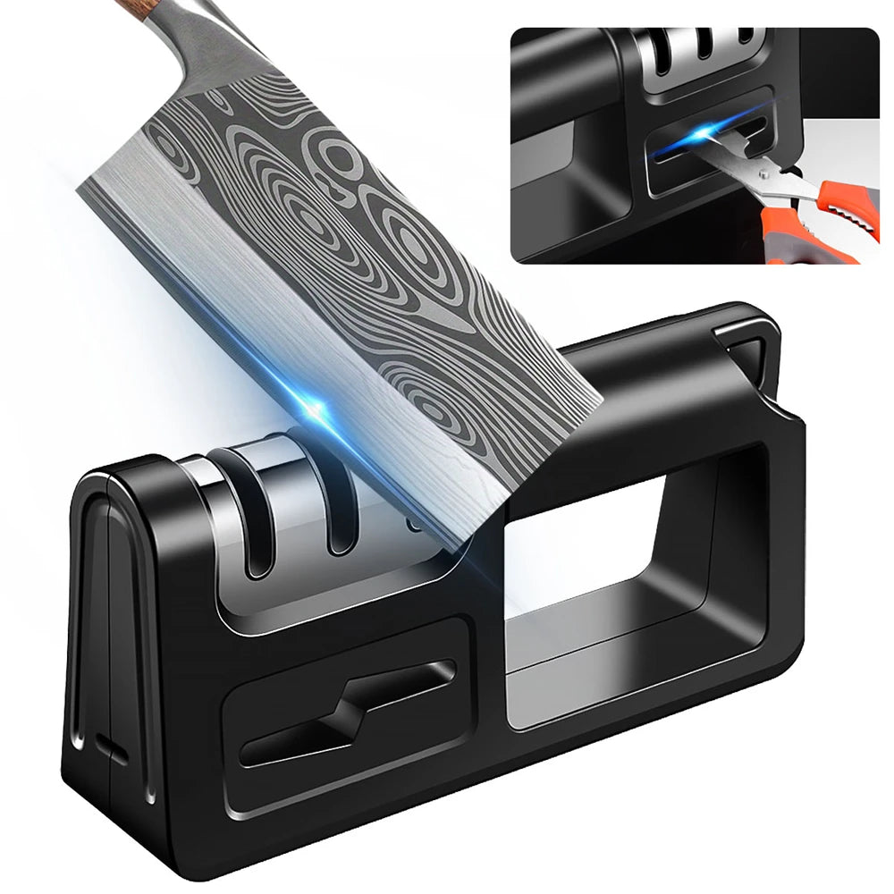 Professional Knife Sharpener, Adjustable Four-In-One Sharpener.