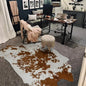 American style Cowhide Print Rug faux fur rug