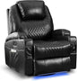 Power Swivel Rocker Recliner Massage Home Theater Seating